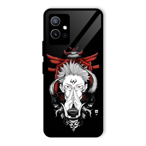 Demon King Sukuna Glass Back Case for Vivo Y75 5G