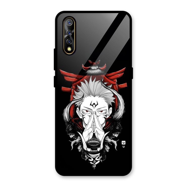 Demon King Sukuna Glass Back Case for Vivo Z1x