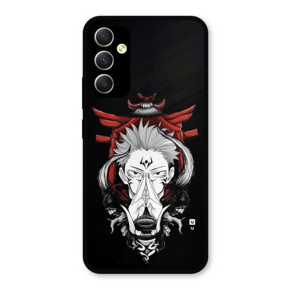 Demon King Sukuna Metal Back Case for Galaxy A34