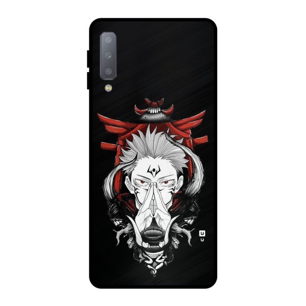 Demon King Sukuna Metal Back Case for Galaxy A7 (2018)