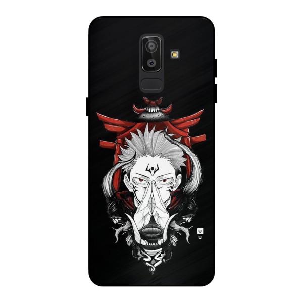 Demon King Sukuna Metal Back Case for Galaxy J8