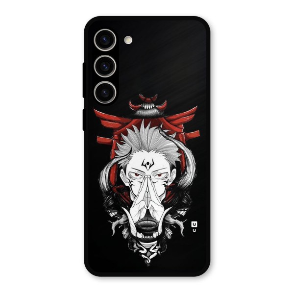 Demon King Sukuna Metal Back Case for Galaxy S23 Plus