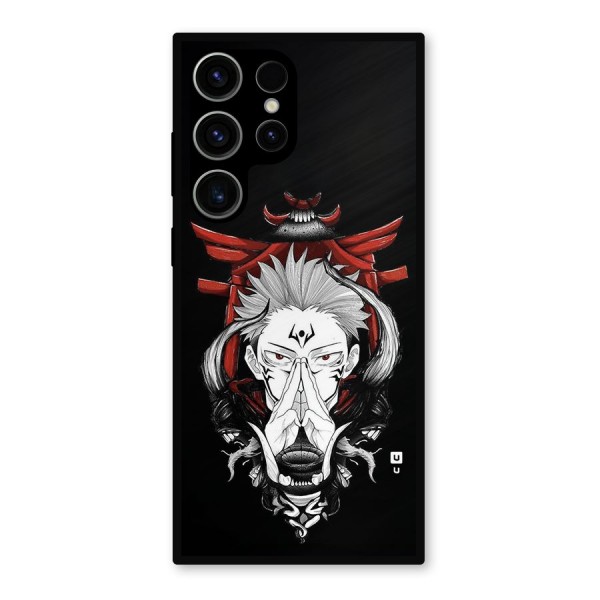 Demon King Sukuna Metal Back Case for Galaxy S23 Ultra