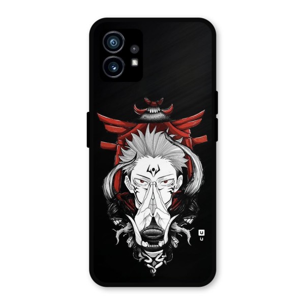 Demon King Sukuna Metal Back Case for Nothing Phone 1