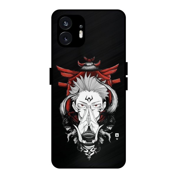 Demon King Sukuna Metal Back Case for Nothing Phone 2