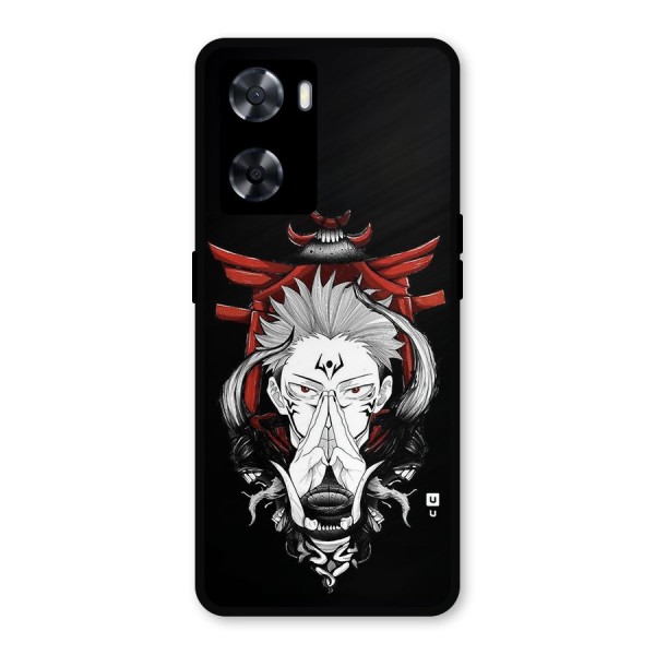 Demon King Sukuna Metal Back Case for Oppo A57 2022