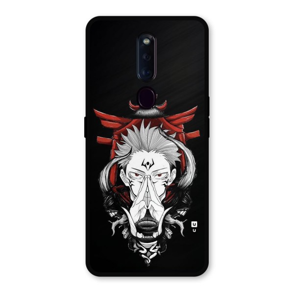 Demon King Sukuna Metal Back Case for Oppo F11 Pro