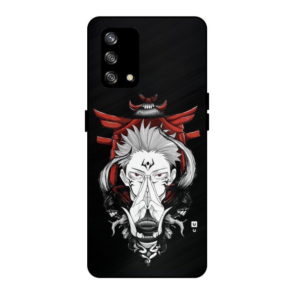 Demon King Sukuna Metal Back Case for Oppo F19