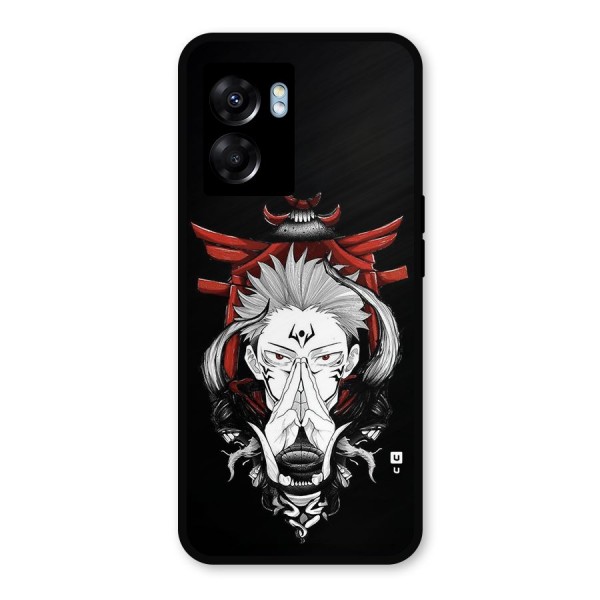 Demon King Sukuna Metal Back Case for Oppo K10 (5G)