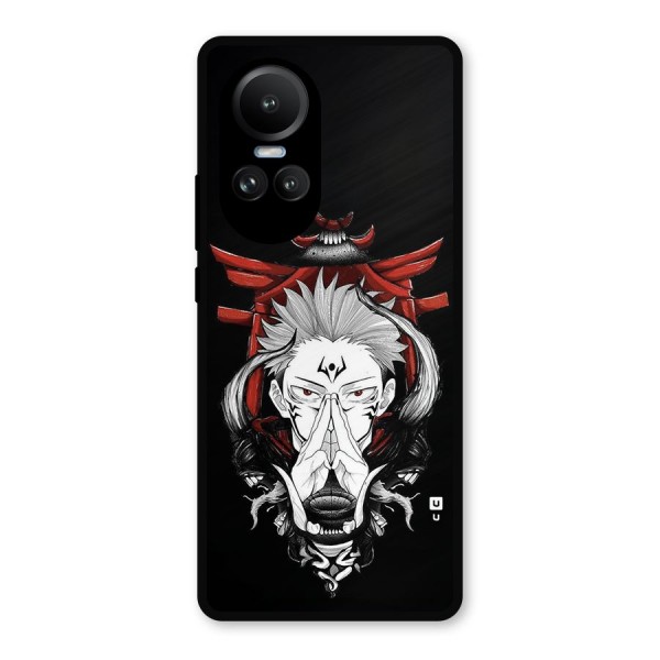 Demon King Sukuna Metal Back Case for Oppo Reno10