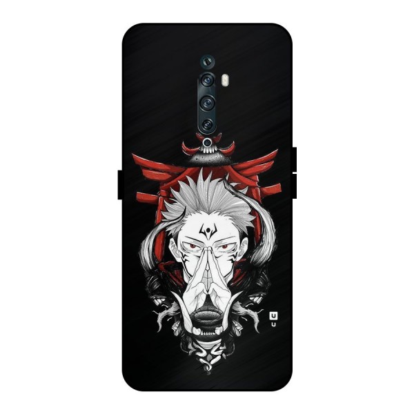 Demon King Sukuna Metal Back Case for Oppo Reno2 F