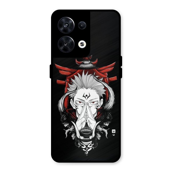 Demon King Sukuna Metal Back Case for Oppo Reno8 5G