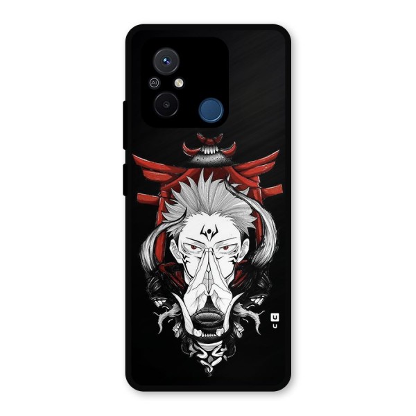 Demon King Sukuna Metal Back Case for Poco C55