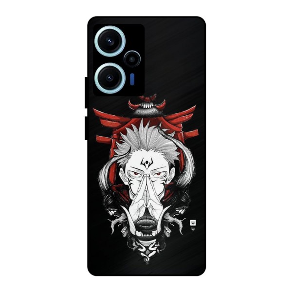 Demon King Sukuna Metal Back Case for Poco F5