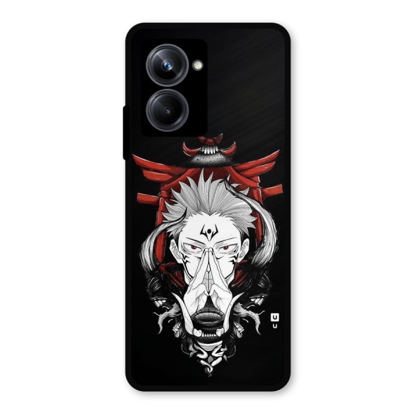 Demon King Sukuna Metal Back Case for Realme 10 Pro