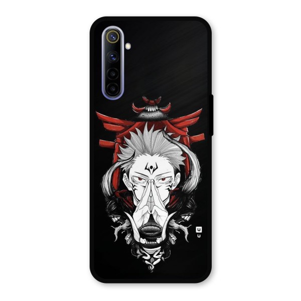 Demon King Sukuna Metal Back Case for Realme 6