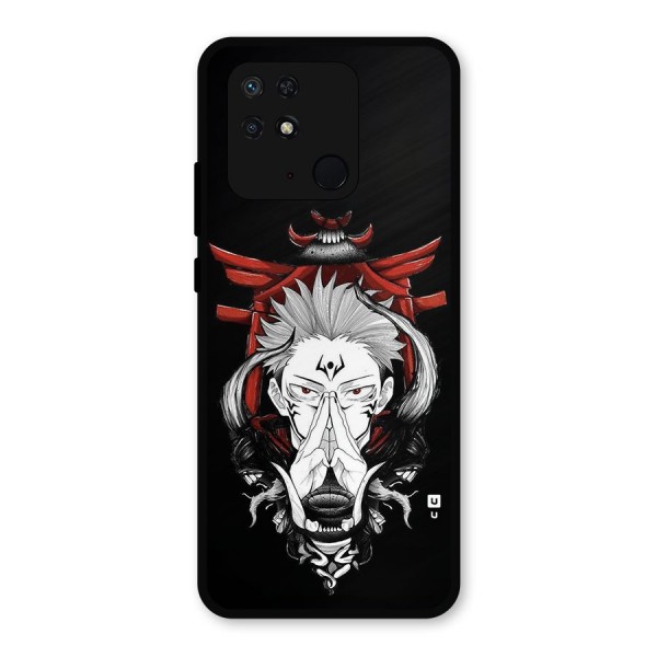 Demon King Sukuna Metal Back Case for Redmi 10