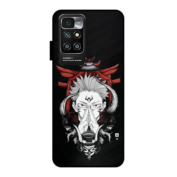 Demon King Sukuna Metal Back Case for Redmi 10 Prime