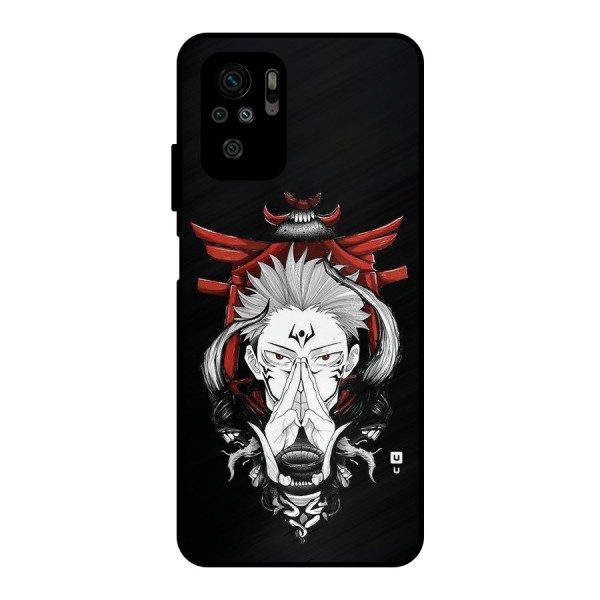 Demon King Sukuna Metal Back Case for Redmi Note 10