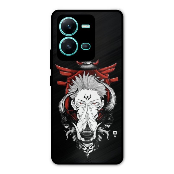 Demon King Sukuna Metal Back Case for Vivo V25