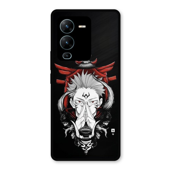 Demon King Sukuna Metal Back Case for Vivo V25 Pro