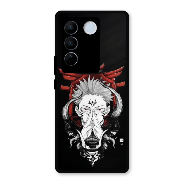 Demon King Sukuna Metal Back Case for Vivo V27