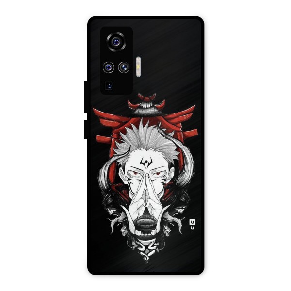 Demon King Sukuna Metal Back Case for Vivo X50 Pro