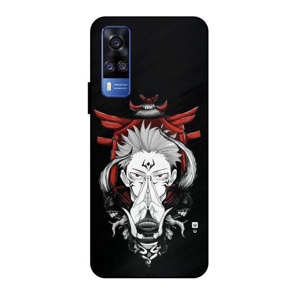 Demon King Sukuna Metal Back Case for Vivo Y51