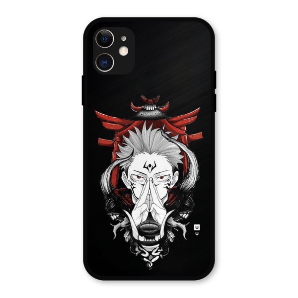 Demon King Sukuna Metal Back Case for iPhone 11