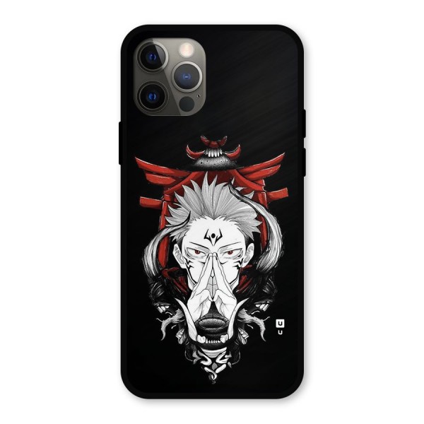 Demon King Sukuna Metal Back Case for iPhone 12 Pro