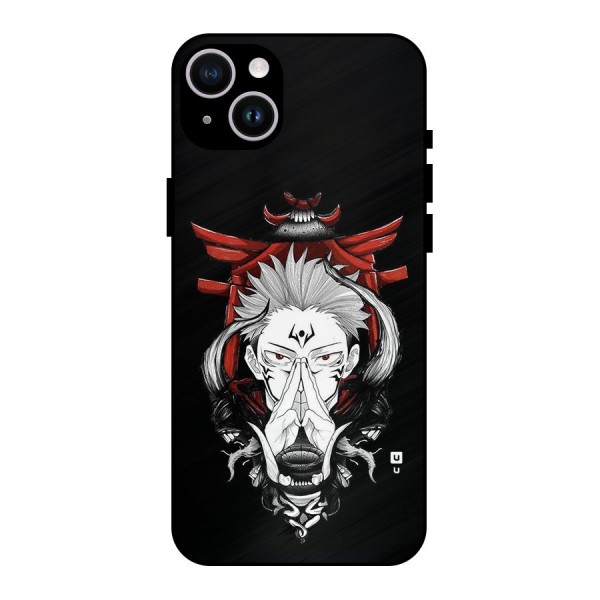 Demon King Sukuna Metal Back Case for iPhone 14 Plus