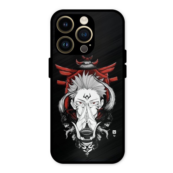 Demon King Sukuna Metal Back Case for iPhone 14 Pro