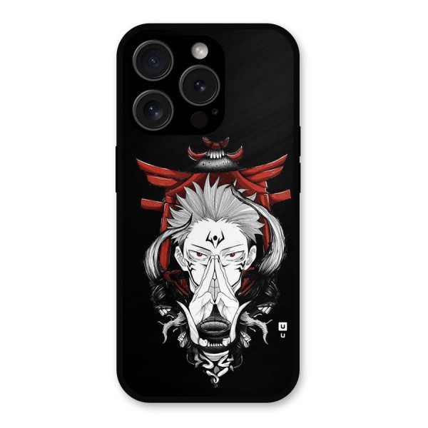 Demon King Sukuna Metal Back Case for iPhone 15 Pro