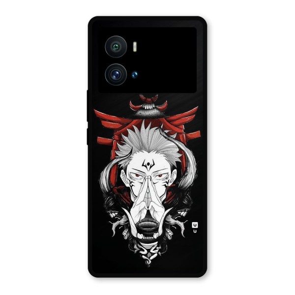 Demon King Sukuna Metal Back Case for iQOO 9 Pro