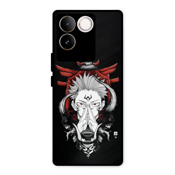 Demon King Sukuna Metal Back Case for iQOO Z7 Pro