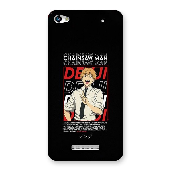 Denji Chainsaw Man Back Case for Canvas Hue 2 A316