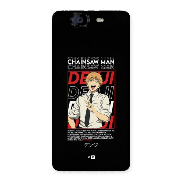 Denji Chainsaw Man Back Case for Canvas Knight A350