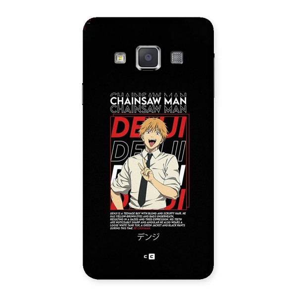 Denji Chainsaw Man Back Case for Galaxy A3