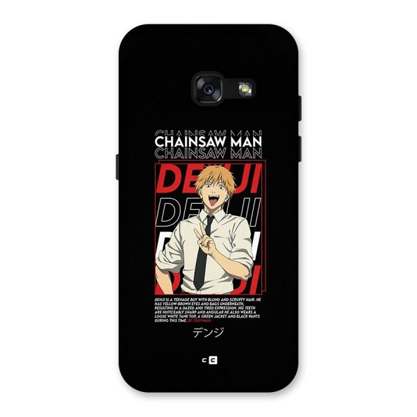 Denji Chainsaw Man Back Case for Galaxy A3 (2017)