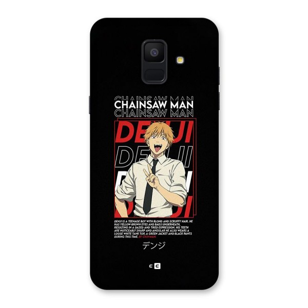 Denji Chainsaw Man Back Case for Galaxy A6 (2018)