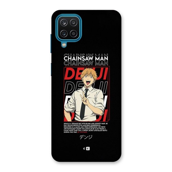 Denji Chainsaw Man Back Case for Galaxy F12