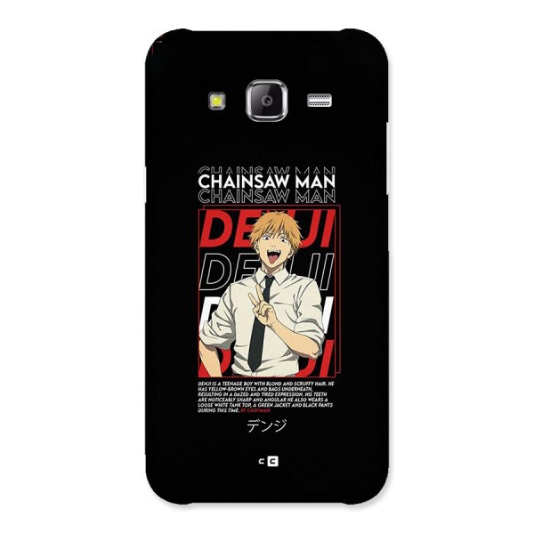 Denji Chainsaw Man Back Case for Galaxy J5