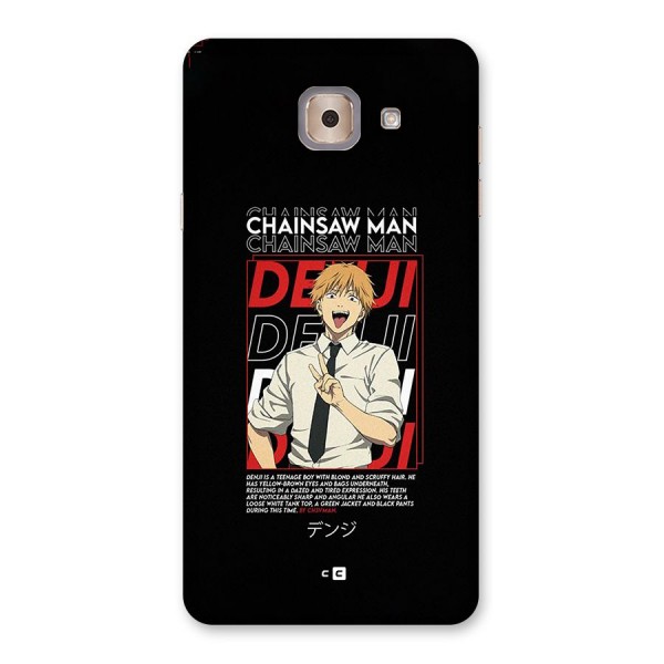 Denji Chainsaw Man Back Case for Galaxy J7 Max