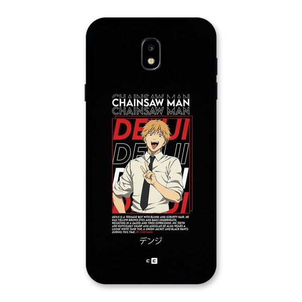 Denji Chainsaw Man Back Case for Galaxy J7 Pro