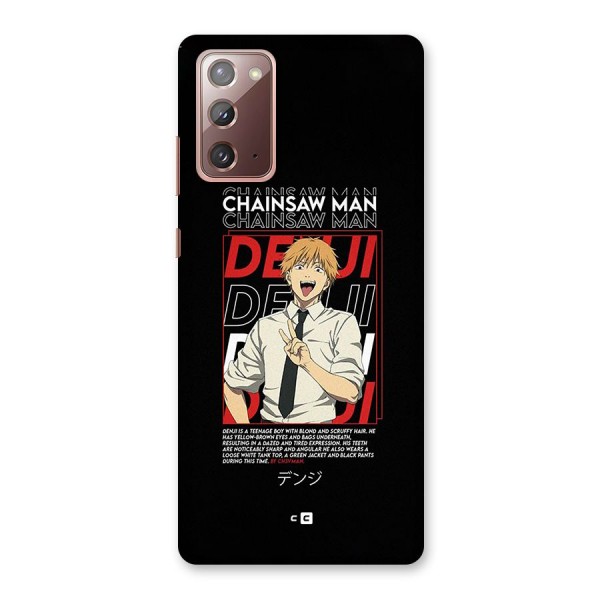 Denji Chainsaw Man Back Case for Galaxy Note 20