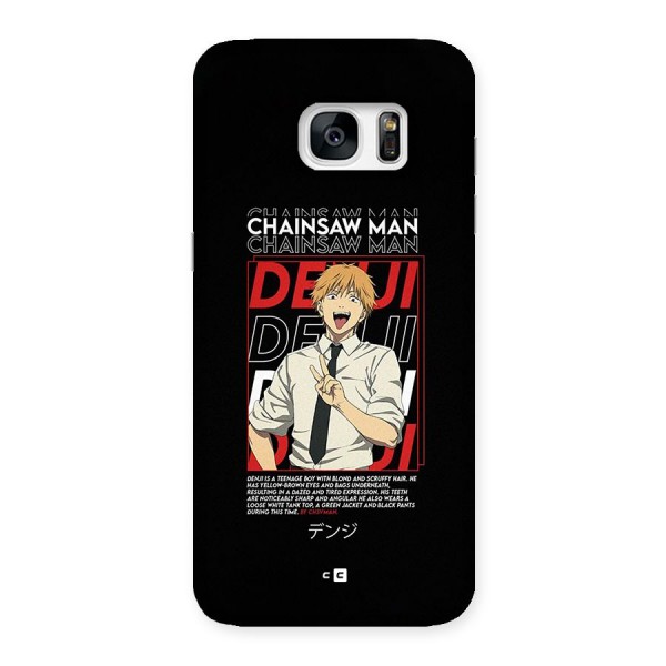 Denji Chainsaw Man Back Case for Galaxy S7 Edge