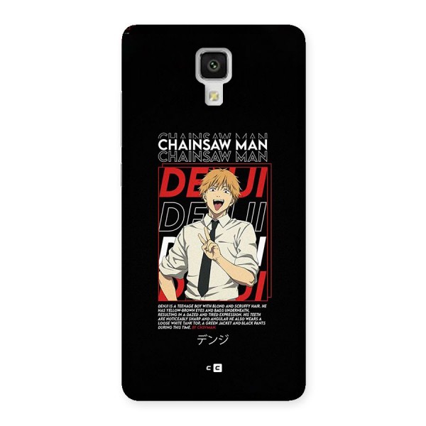 Denji Chainsaw Man Back Case for Mi4