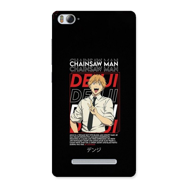 Denji Chainsaw Man Back Case for Mi4i