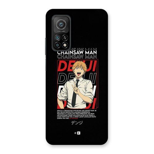 Denji Chainsaw Man Back Case for Mi 10T 5G