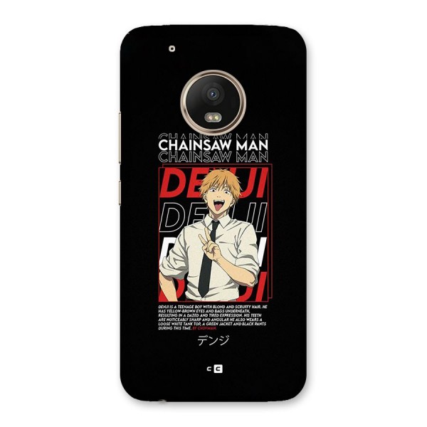 Denji Chainsaw Man Back Case for Moto G5 Plus